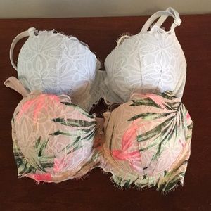 🆕 NWOT lace Pink bra bundle
